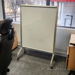 Safco Portrait Mobile Double Sided Rolling Magnetic Whiteboard